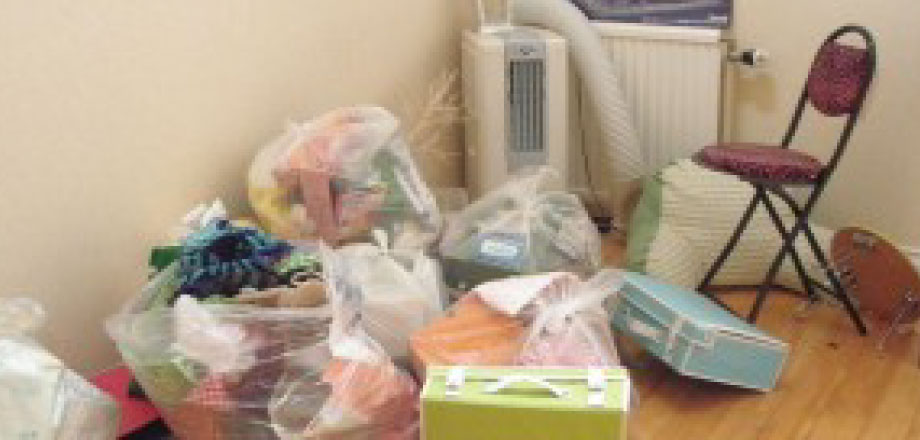 宇治市でのゴミ屋敷清掃 ビフォー