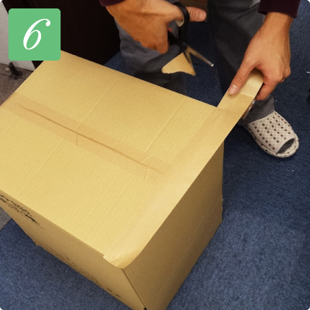 大切な品々を丁寧に分別・梱包いたします